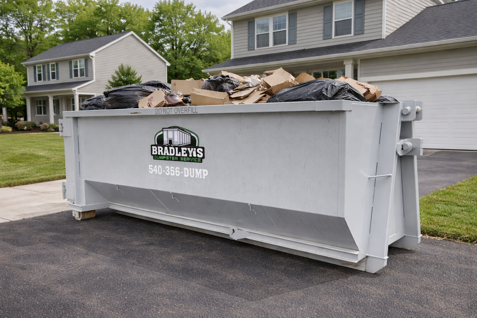 Residential dumpster rental Bridgewater VA