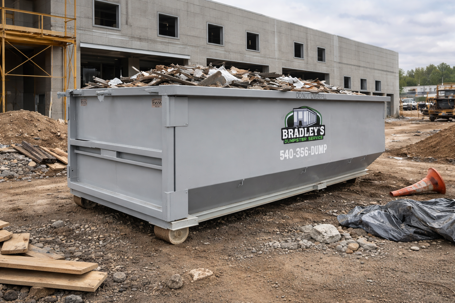 Commercial dumpster rental Bridgewater VA