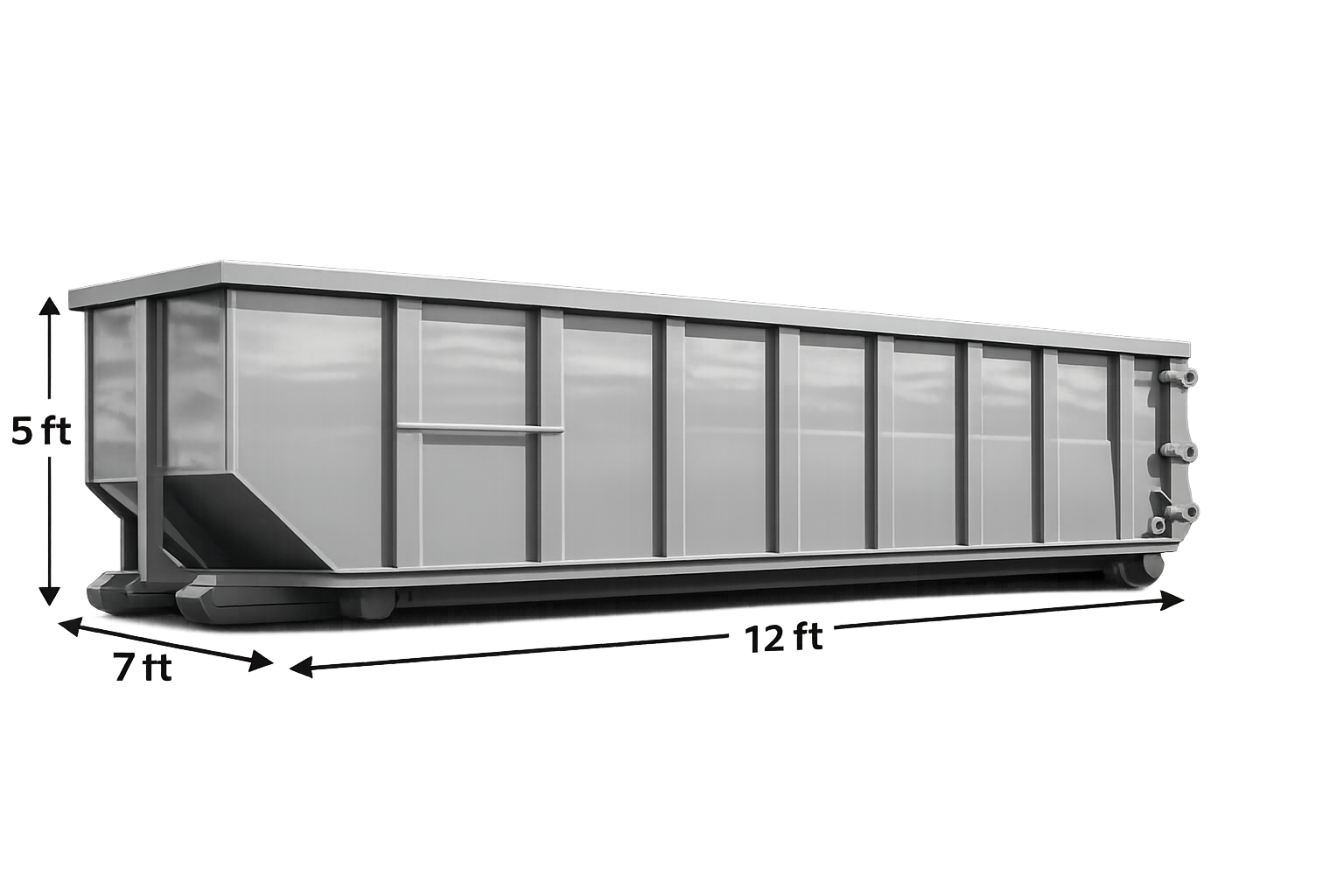 Bradley's Dumpster Service 15-yard roll-off dumpster